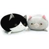Shinada Global Mochineko Cat Loaf Gray Plush Toy