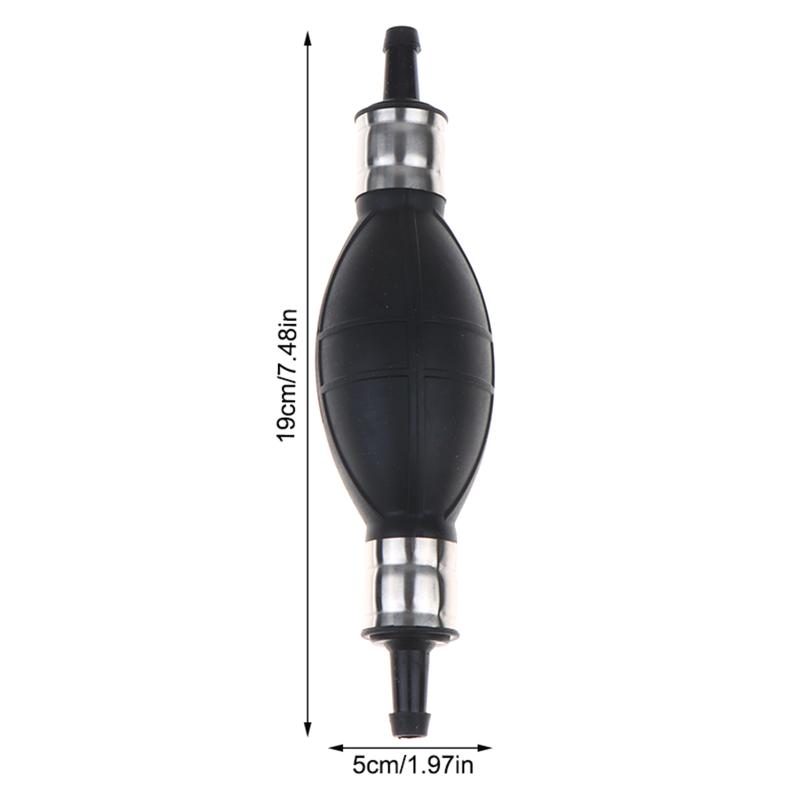 8Mm Universal Fuel Pump Bulb Rubber Manual Liquid Oil Transfer Pump Hand Manual Oil Pump Primer Bulb For Car Motorcycle Boat