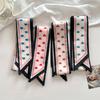 2025 Korean Twill Decorative Ribbon Small Scarf for Women Binding Bag Handle Ribbon Hair Band Small Scarf Headband Lady Tie