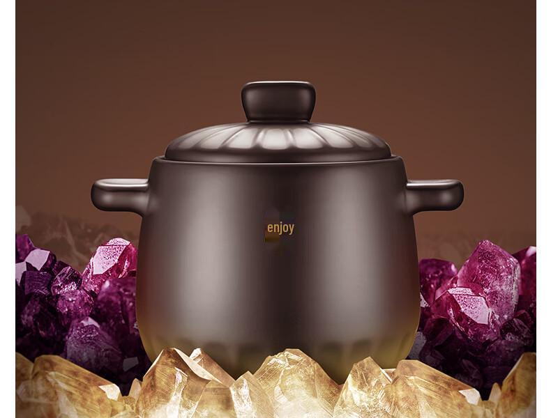 Supor High-Temperature Resistant Ceramic Stew Pot: Crack-Resistant Household Sand Pot for Soups and Stews