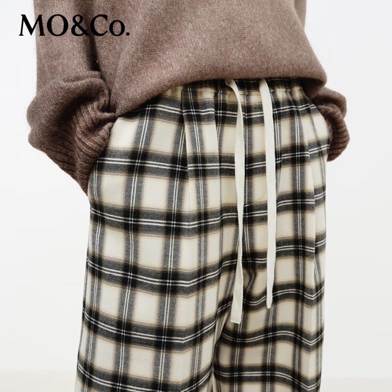 MO&Co. Women's Drawstring High-Waist Wide-Leg Sports Pants MBF1PAT011