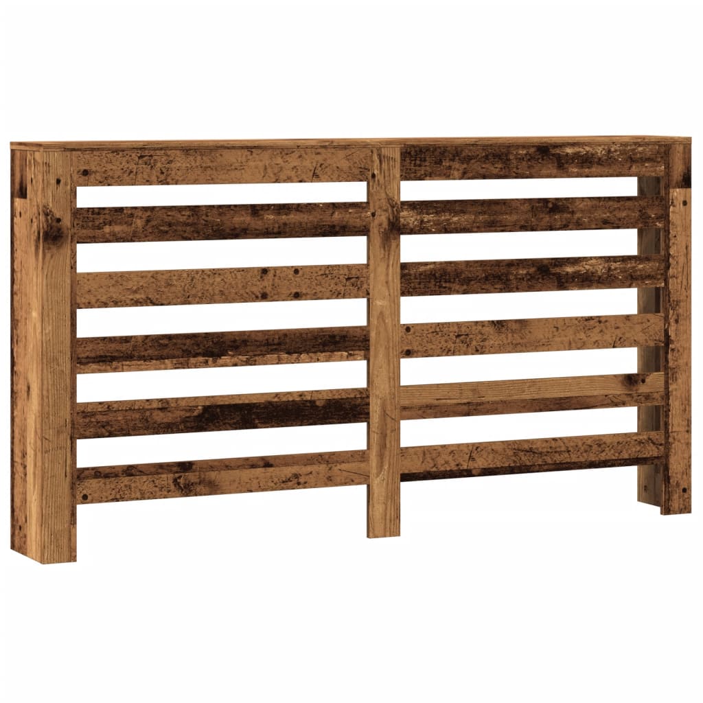 Radiator Cover with Vintage Wood Look 149 x 20 x 82 cm Engineered Wood