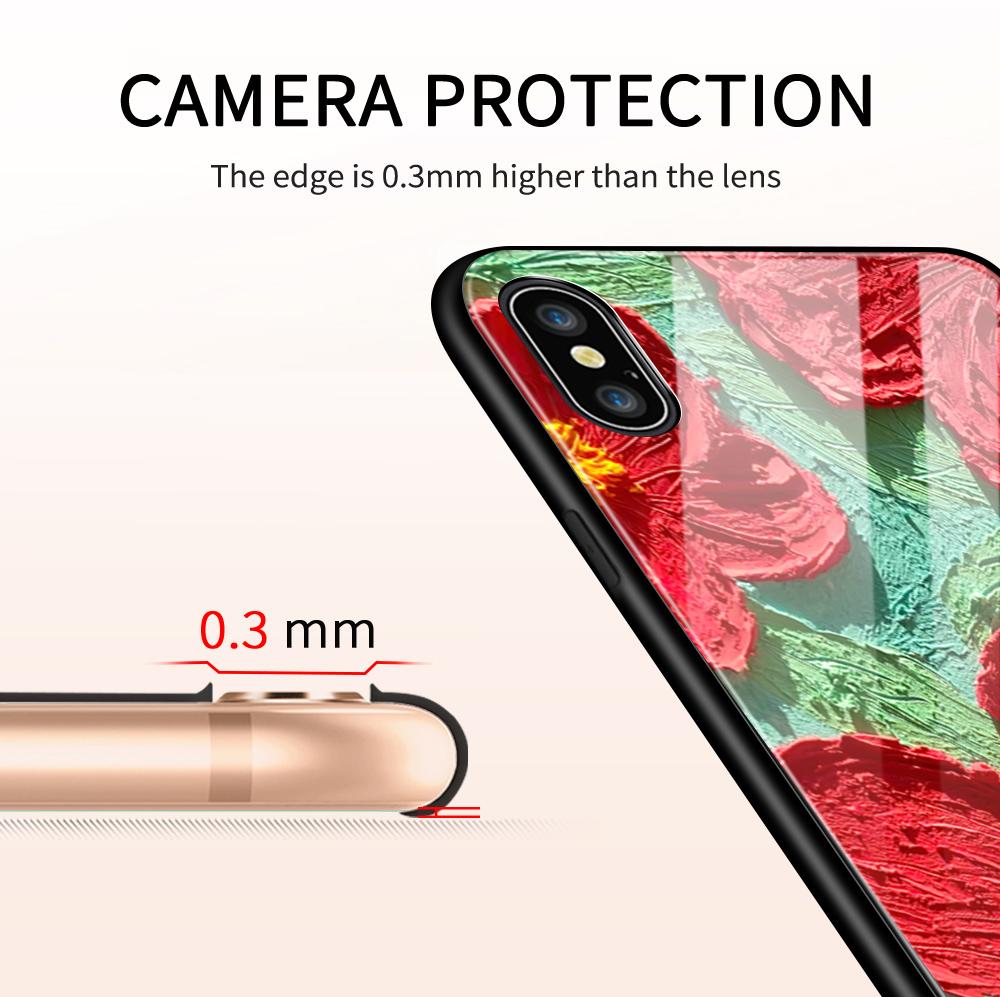 Tempered Glass Phone Case For OPPO Reno13 Reno14 Realme 11 12Pro 14 GTNeo6 C21Y C53 C75 OnePlus Nord2 NordCE3Lite Soft Edge Shockproof Smooth Shell