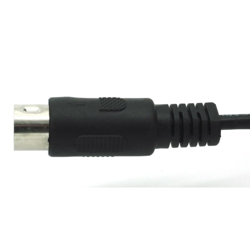 Audiophile MIDI Cord, Round 5-Pin DIN Male to Male, AFMC Black, 3m, 1 Piece