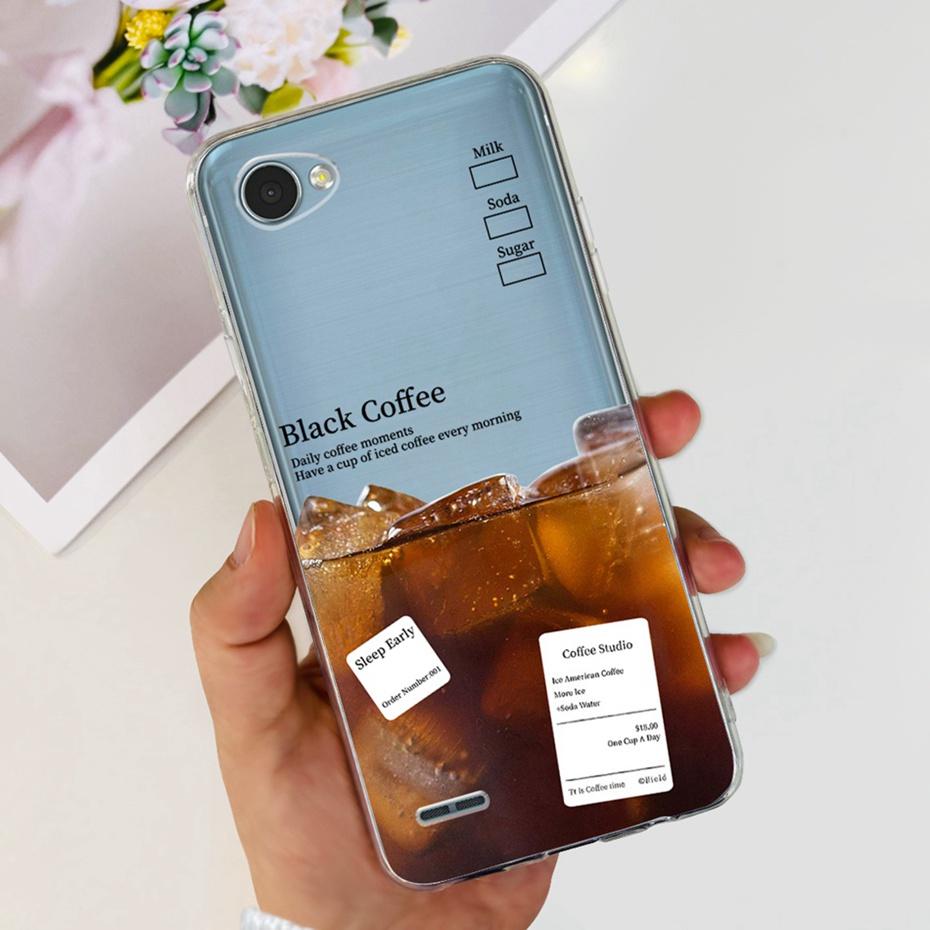 For LG Q6 Q6a Q6+ M700 X600K X600L X600S Cute Flower Cat Painted Phone Case For LG Q6 Plus Q 6 Alpha Soft Silicone TPU Cases