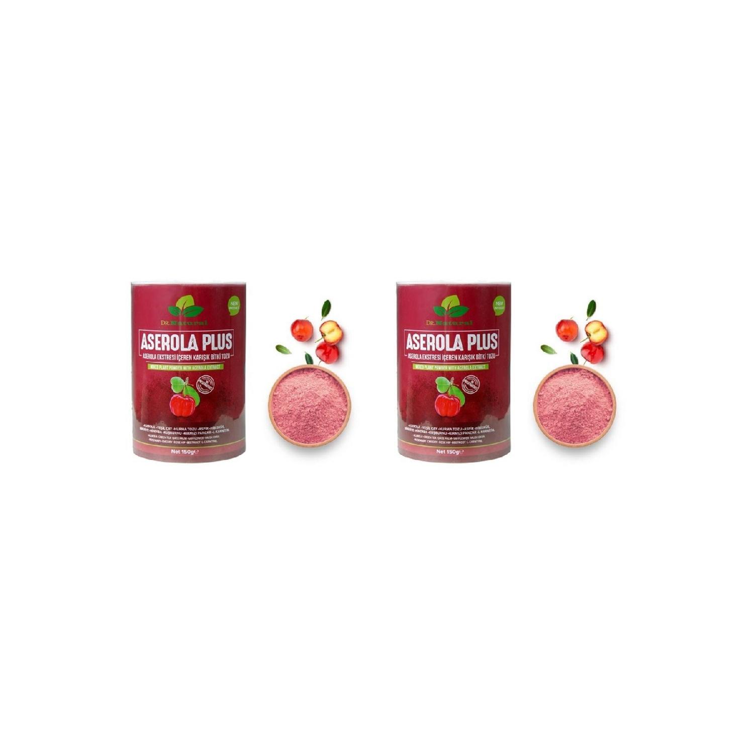 

Растительный порошок Acerola Plus, содержащий барбадосскую вишню, 150 г (2шт)