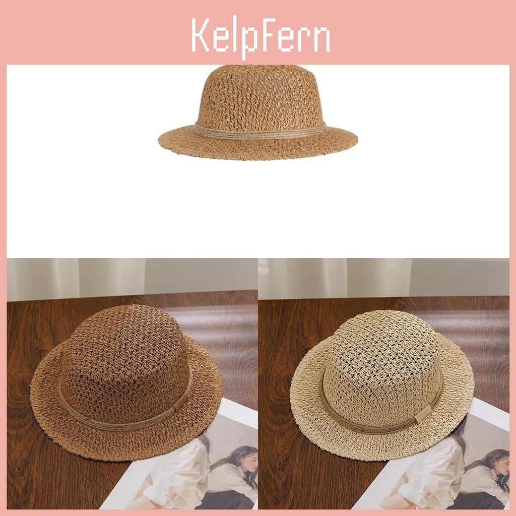French Straw Hat With Wide Brim For Sun Protection And Breathability For Summer Beach Vacation