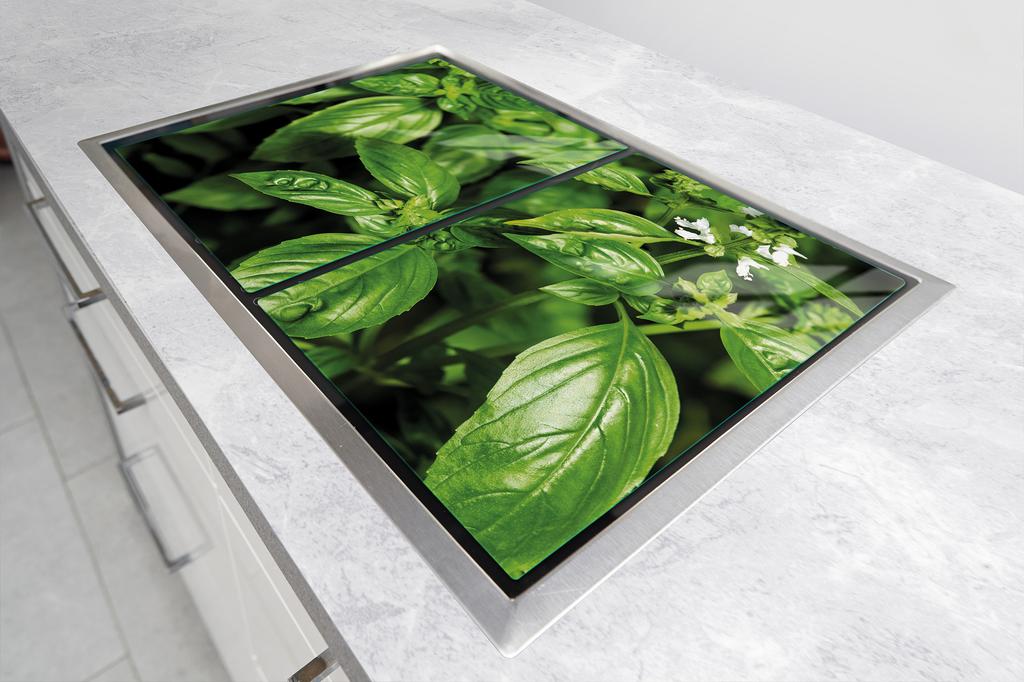SZKLANA PŁYTA OCHRONNA DO KUCHNI 2x35x52 BAZYLIA