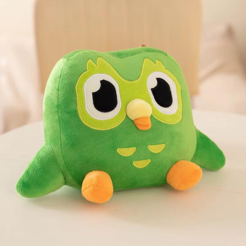 25cm Duolingo Purple Girl Cartoon Animation Cute Stuffed Girl Plush Toys A Birthday Gift for Children