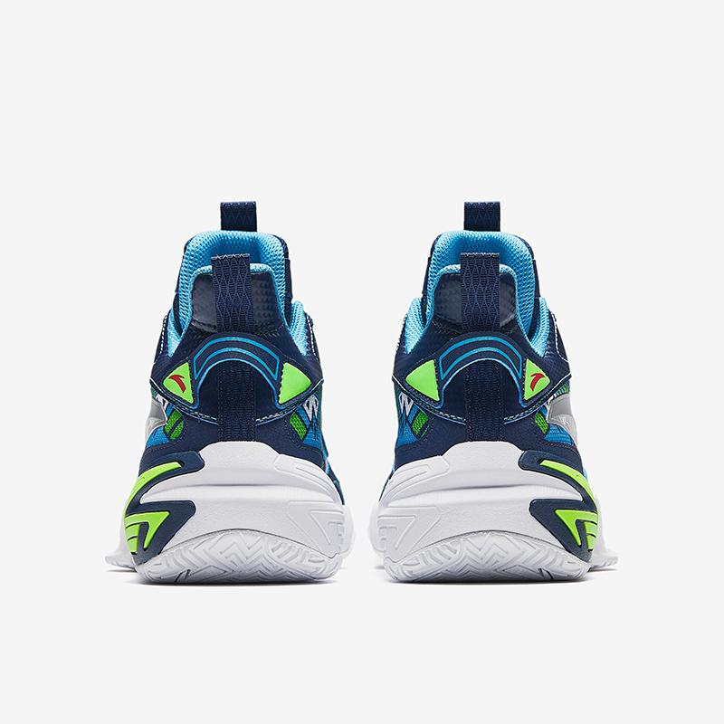 Anta Kids Synthetic Leather Fabric Trendy Fashion Non-Slip Wear-Resistant Breathable Low-Top Basketball Shoes Men sneaker A12511106-1