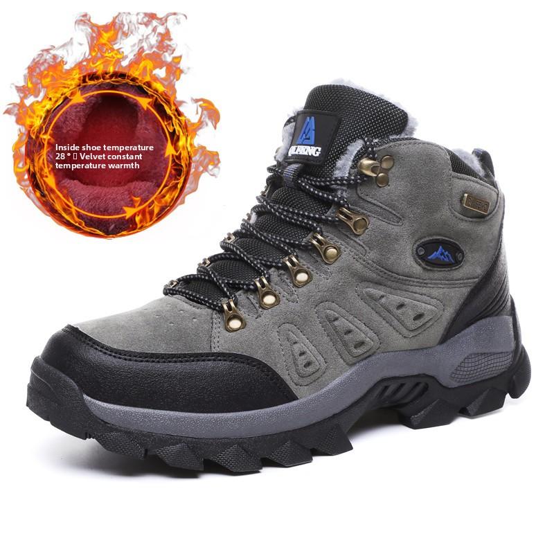 Large Size 48 Hiking Boots Women Summer Winter Outdoor Warm Fur Non Slip Fashion Women Footwear Boys Outdoor Work Ankle Boot Fal