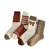 Female Autumn and Winter Plus Velvet and Thick Hair Ring Warm Lovely Tube Sleep Socks