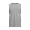 Gilet Uomo Senza Maniche Versatile in Rete Fresca Girocollo Largo Top Uomo Grigio Moderno 6007548-011
