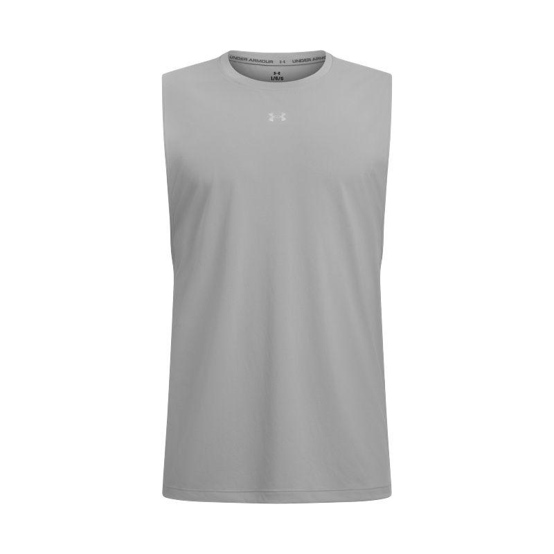 

Under Armour Cool Mesh Loose Round Neck Versatile Sleeveless Vest Men tops Modern-Gray 6007548-011 S