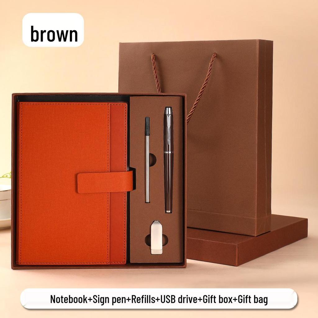 Custom Printed Business Notebook Gift Set for Office Meetings & Corporate Events