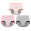 Teenage Girls Menstrual Briefs 3pcs High Waisted Leak Proof Underwear Panties