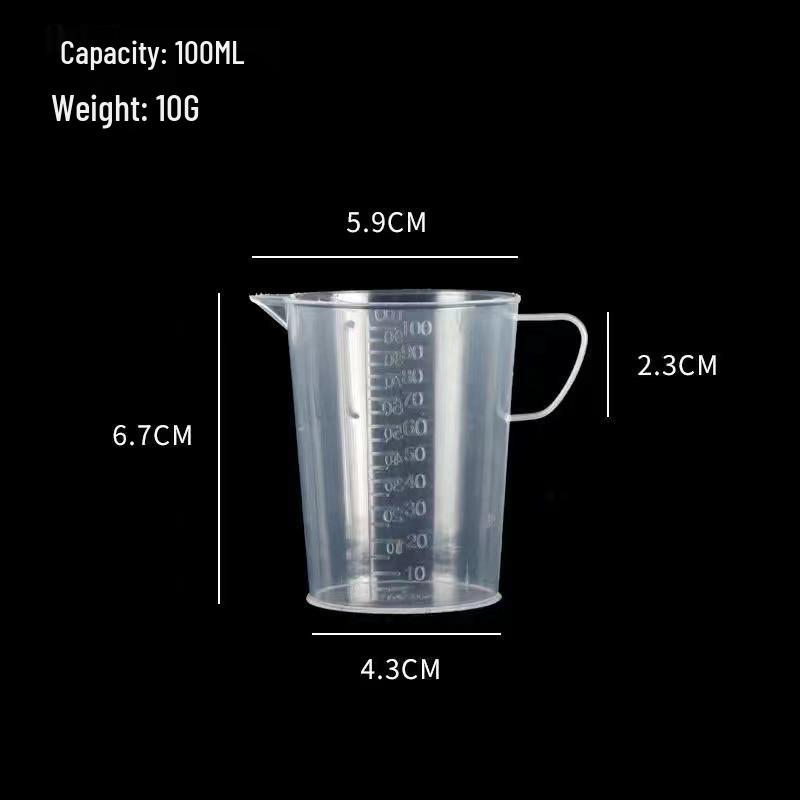 Graduated Measuring Cup Set - 1000ml & 5000ml Cylinders for Milk Tea Shop Equipment