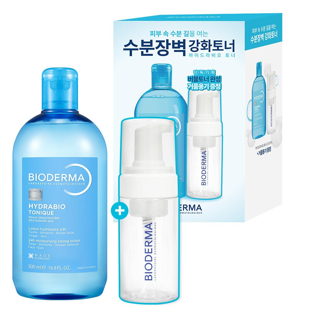 Bioderma [february All Young Picks] Bioderma Hydrabio Toner 500ml Project  + Foam Container 