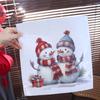 3pcs Self-adhesive New Year Windows Stickers Cartoon Xmas Decals Christmas Wall Sticker  Living Room