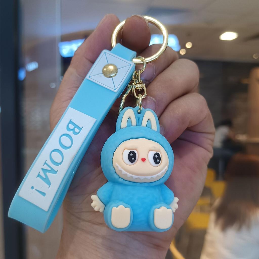 Buck Tooth Sheep Keychain Cute Cartoon Doll Schoolbag Pendant Car Key Chain Gift