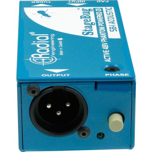Radial StageBug SB-1 Acoustic DI Box for Electric/Acoustic Guitars (Officially Imported in Japan)