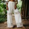 JPNTKY Women's Fashion Casual Solid Color Print Pants & Capris