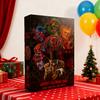 Yousheng 2025 Crazy Clowns Advent Calendar Box Acrylic Pendant Dark Carnival Christmas Tree Decoration Countdown Holiday Decor