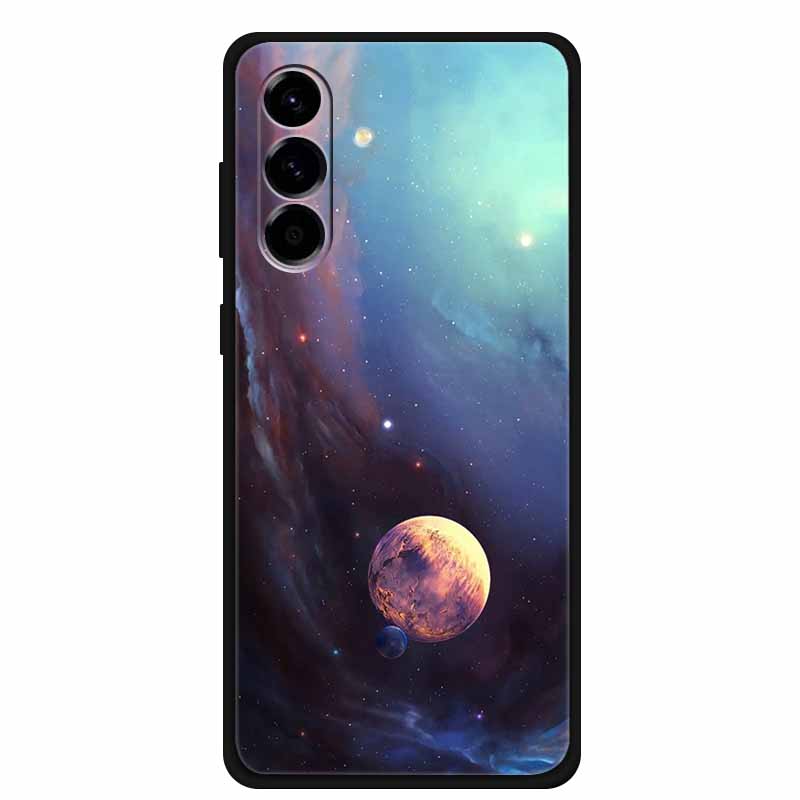 Custodia per Telefono per Samsung Galaxy S26 Custodia Nera in Silicone TPU Cover Posteriori per GalaxyS26 S 26 Custodia SamsungS26 Morbidi Paracolpi Protettivi