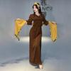 Belly Dance Costume Practice Costume Performance Costume Folk Robe Long Skirt Swinging Dance Skirt Belly Dance Costume Set