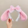 Cinnamoroll Hair Accessories Cute Dog Headband Cartoon Plush Headband Cosplay Internet Celebrity Bow Cute Headband