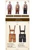 Oktoberfest Karobluse & Bestickte Latzhose Halloween Cosplay Outfit