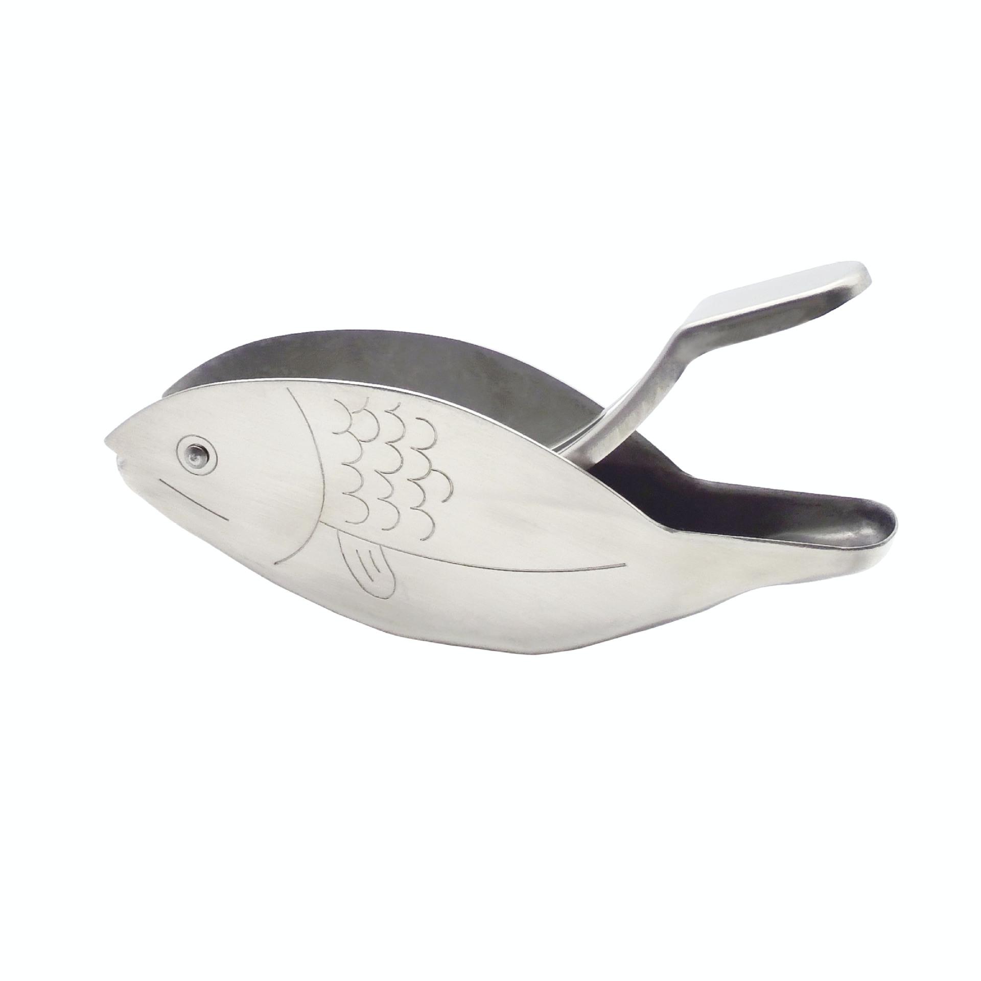 304 Stainless Steel Fish-Shaped Lemon Juicer & Fruit Press