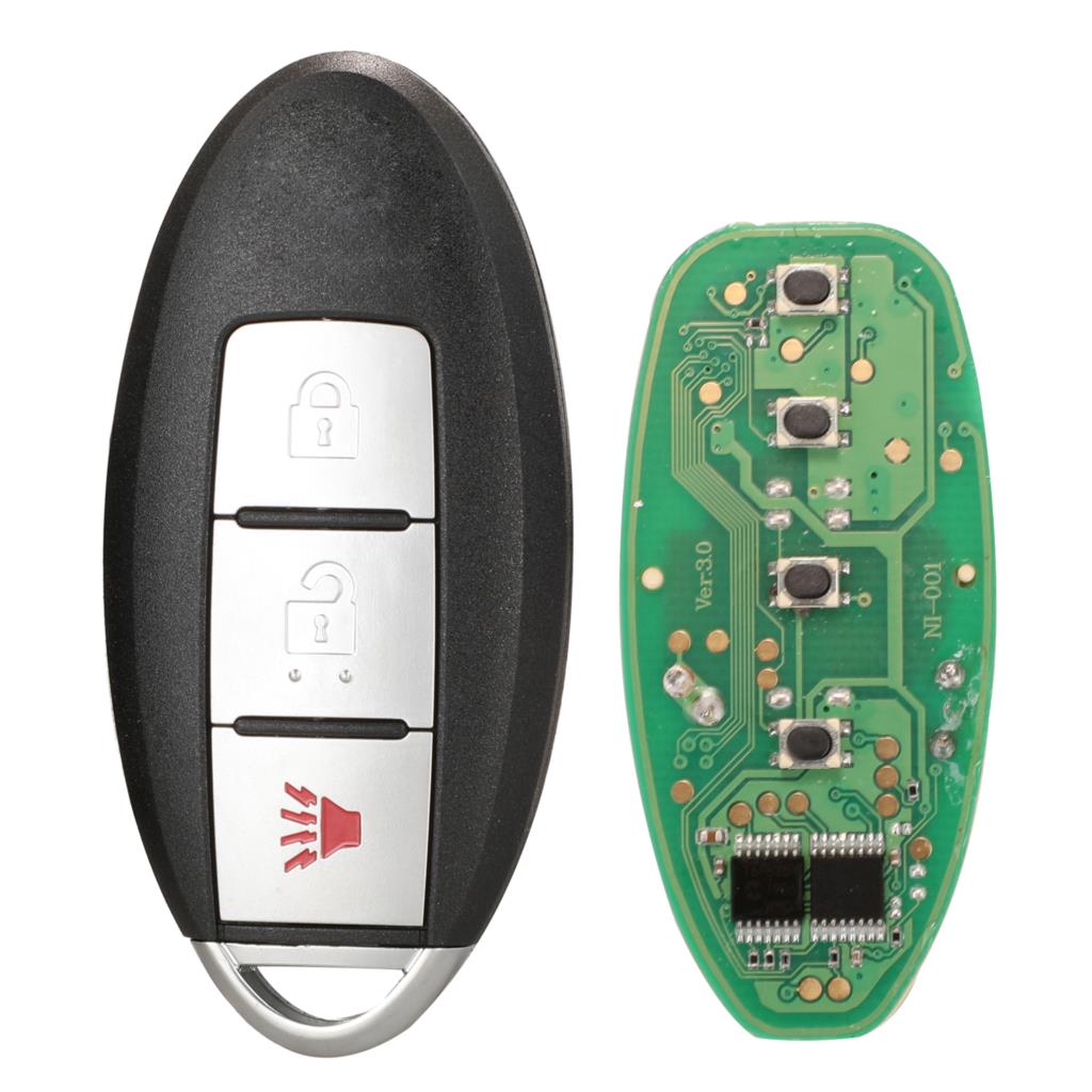 Jingyuqin CWTWBU729 /CWTWBU735 Car Remote Key for Nissan Tiida Teana Altima Maxima Armada Xtrail Pathfinder Rogue Versa Juke