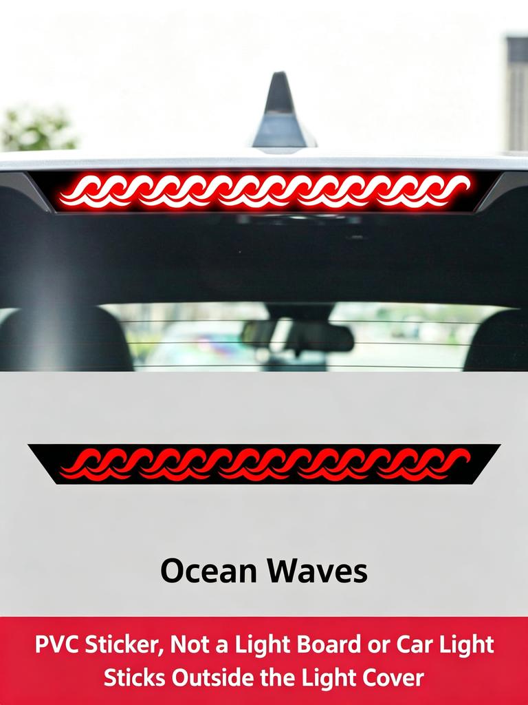 For BYD Dolphin 2021-2025 High Mounted Brake Light Sticker Rear Tail Light Sticker Car Film Exterior Decoration Accessories