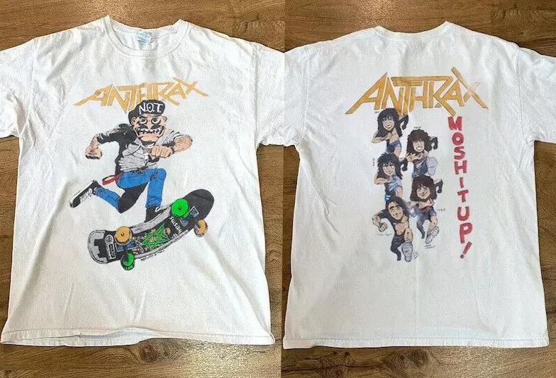 Anthrax Mosh it Up Tour 1987 T-Shirt NEW S