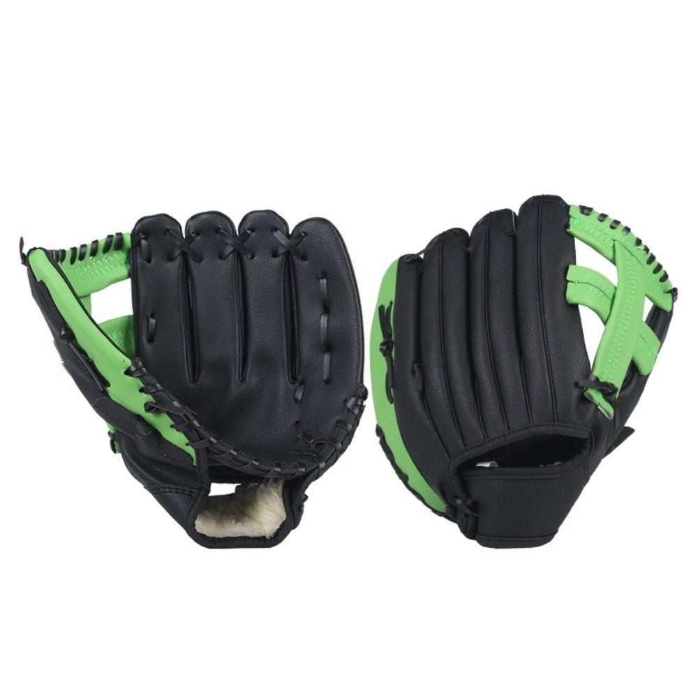 10.5/11.5/12.5in Softball Gloves PU Leather Batting Gloves Baseball Glove Training Practice