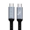 USB4 Full-Function Braided Type-C Data & Charging Cable, 40Gbps, Thunderbolt 4 Compatible