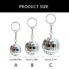 12 Pcs/Set Key Pendant Discos Balls Keyrings 1970s Party Gift Party Decorations 70s Discos Accessories