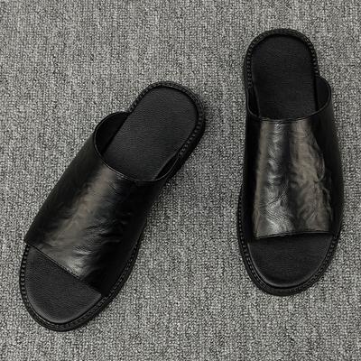 Herrensandalen 2025 neue Sommer Herrenschuhe 47 personalisierte Leder-Strandschuhe lässige römische vietnamesische Sandalen Herren 48