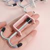 Justerbar Krok för Skrivbordskant Crown Metall Hängkrok Headset Skrivbordshängare Bordsida Hängande Förvaringsställ Stansfri Universalkrok