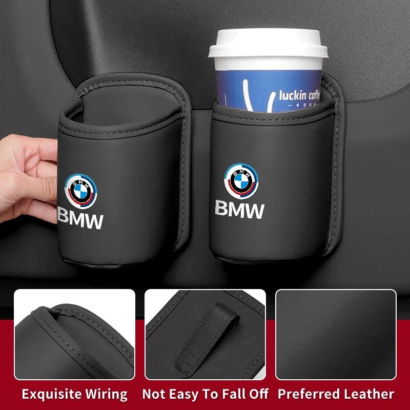 BAGI7 2026 Car Sticker Car Door Bracket Cup Holder Drink Storage Box Interior Organizers For BMW X1 X2 X3 X4 X5 X6 X7 F31 F48 F01 E46