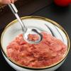 Home-use Squeeze-type Creative Round Steel Handle Meatball Spoon