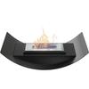 Tabletop Bioethanol fireplace BIOMISA MINI TÜV black set