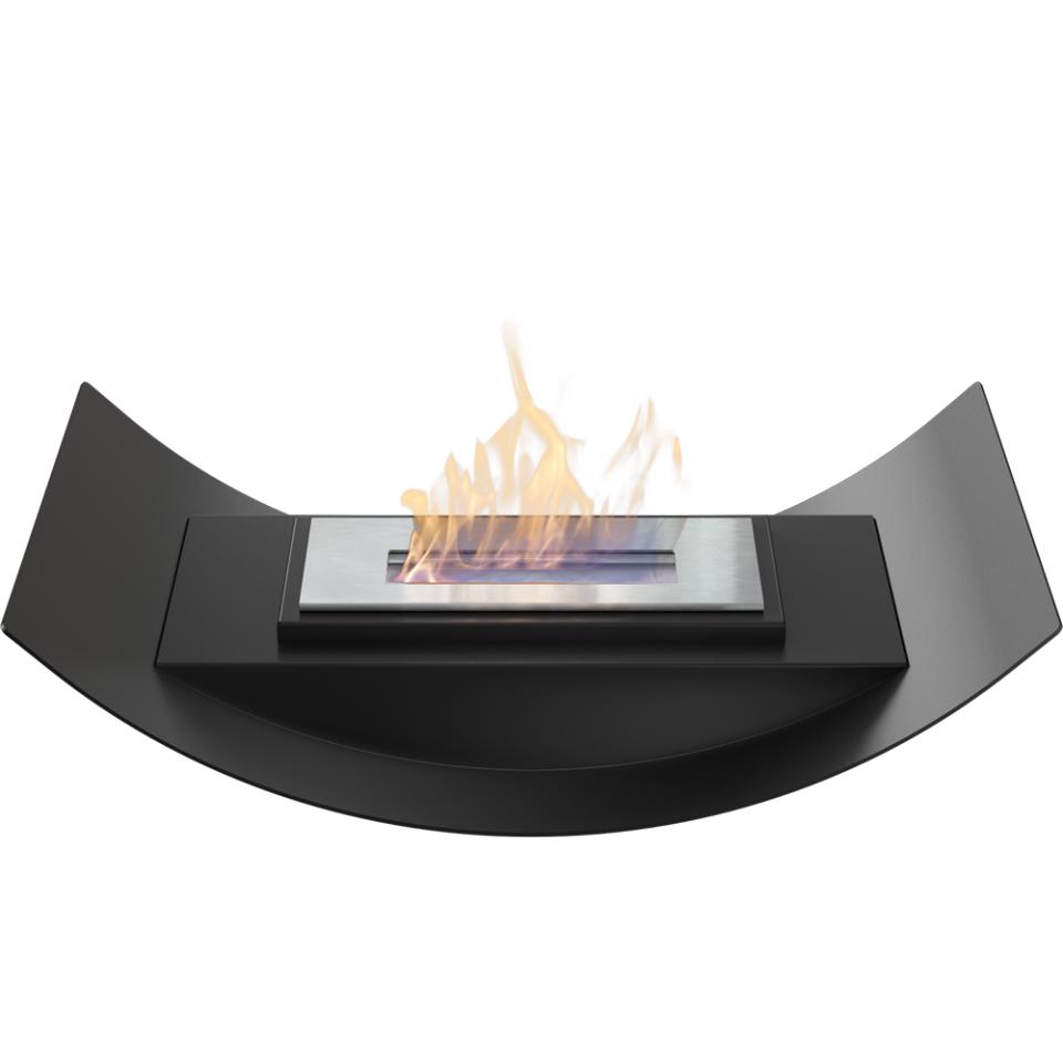 Tabletop Bioethanol fireplace BIOMISA MINI TÜV black set