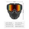 One-Piece Detachable Riding Mask - Windproof, Sandproof, Wide Vision & Comfortable Breathable for Off-Road Use