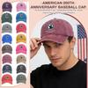 Printed Baseball Cap, Commemorating The 0th Anniversary Of The United States .