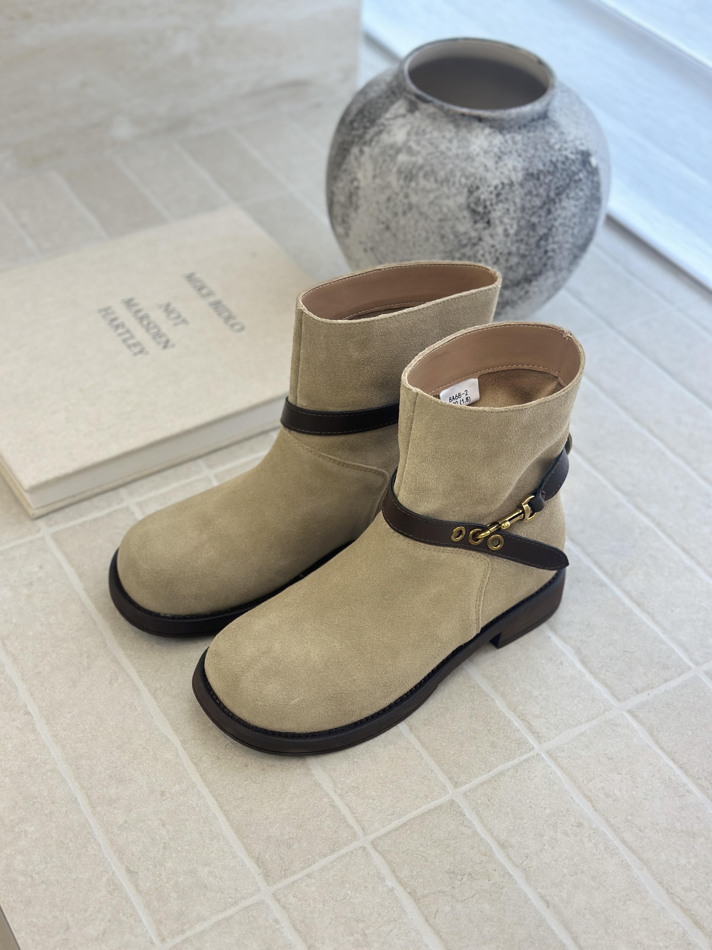 

Blue cabinet, belt buckle Martin boots women s 2025 autumn thick-soled cowboy boots retro thick-heeled locomotive short boots stacked boots 40 песочный