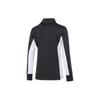 Under Armour Stand Collar Half-Zip Long Sleeve T-Shirt Women Tops Black 1370140-010