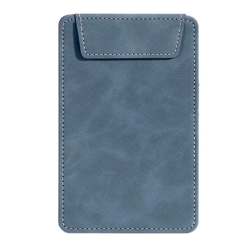 

Leather Writing Clipboard Magnetic Menu Covers Creative Mini File Folder Business 02-Blue