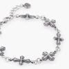 Jbans Classic Big Cut Gray 1000 Double Type Cross 1230 Bracelet Set (C2503-Se455_Gr)